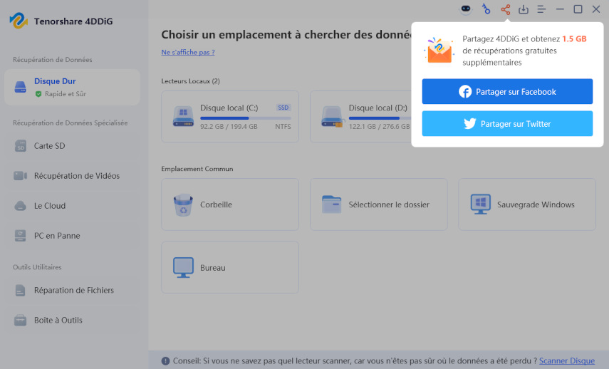 share to get extra gb of data recovery 4ddig